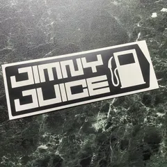 カラー選択可能！ JIMNY JUICE カッティングステッカー 給油口に向けて貼ってください！ ※白い部分は台紙です。 ジムニー JA11 JA22 JA71 JA12 JB23 JB64