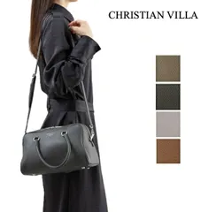 CHRISTIAN VILLA クリスチャンヴィラ ハンド バッグ 2WAY ショルダーバッグ レディース イタリア製 牛革 4918 5227のサムネイル