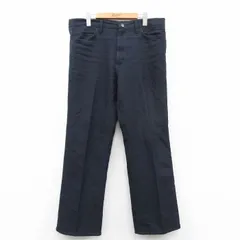 W36/古着 ラングラー ランチャー パンツ メンズ 紺 ネイビー 25sep09 中古 ボトムス ロング