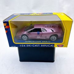 モーターマックス Motor Max 1/24 ランボルギーニ ディアブロ パープル コレクターズエディション ダイキャスト ミニカー