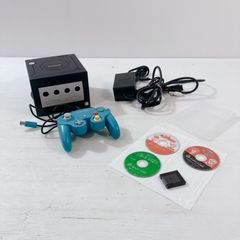 ニンテンドー ゲームキューブ 本体 ソフト3本 メモリーカード パッド 各種コード レトロゲーム デュエルマスターズ ピクミン2 ゾイド