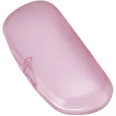 【 新品 未開封 】 名古屋眼鏡 メガネケース プラスチックハード クリアピンク 2013ー07 未使用 送料無料