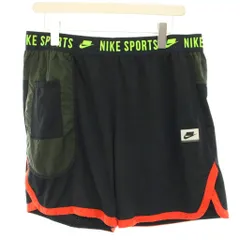 ナイキ NIKE DRI-FIT DYショートパンツ ハーフパンツ イージー 切替 裏地メッシュ XXL 黒 ブラック 赤 レッド BV3250 /HN