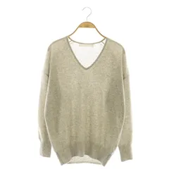 スピック&スパン Spick&Span カシミヤ Vネック ニット セーター 長袖 F グレー /AQ ■OS