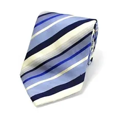 ランバン シルク ネクタイ ストライプ 中古 ABランク LANVIN |