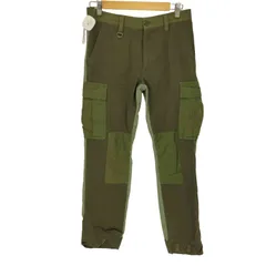 ソフネット SOPHNET. 切替 パッチワーク Dカン ヘリンボーン カーゴ パンツ メンズ JPN：S のサムネイル