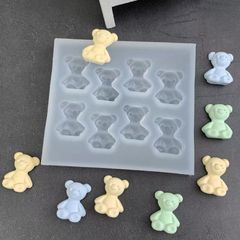 シリコンモールド　グミベア　くま　8個作り　レジン　パーツ　デコパーツ　飾り