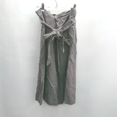 ◇ Θ URBAN RESEARCH ROSSO ウエストリボンベルトあり ロング ストレート スカート サイズ F グレー系 レディース E  【1501160043122】のサムネイル