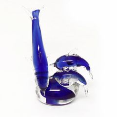 美品】ガラス細工 ティーポット 工芸品 作家物 一点物 青紫 - メルカリ