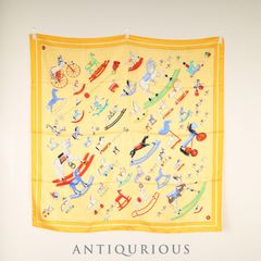 エルメス スカーフ カレ90 お馬の話をして SILK100% - メルカリ