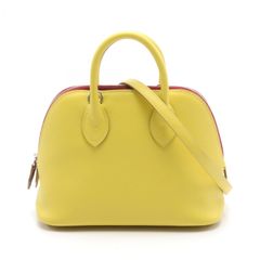 エルメス ボリード 1923 ミニ バイカラー  ハンドバッグ