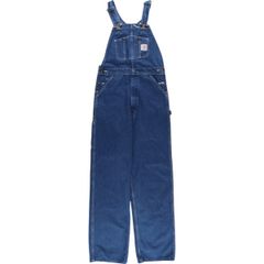 古着 カーハート Carhartt デニムオーバーオール メンズw33相当/eaa562292