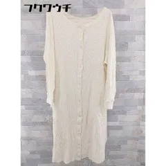 ◇ SM2 サマンサ モスモス スリット 長袖 膝下丈 ワンピース サイズF アイボリー レディース 【中古】 【1103310003453】