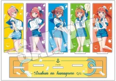 【中古】アクリルスタンド・アクリルパネル スプラッシュサマー! アクリルスタンドプレート ＜FIVE Memories＞ 「きゃらっとくじ発売5周年記念 TVスペシャルアニメ 五等分の花嫁∽ ～FIVE Memories～」