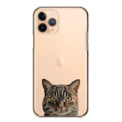 iPhone14Pro ケース カバー アイフォン14 プロ スマホケース ハードケース ねこ 猫 ネコ 子猫 黒猫 白猫 キジトラ オッドアイ かわいい 透明 クリア カラー02