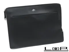▼値下げ▼　■美品■　カルティエ クラッチ セカンド バッグ ペンホルダー ブラック カーフ 【17278】のサムネイル