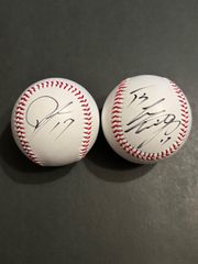 大谷翔平選手直筆サインボール2球、色紙セット