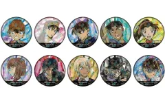 【中古】バッジ・ビンズ 全10種セット 「名探偵コナン トレーディングホログラム缶バッジVol.2」