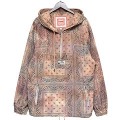 GUESS　ゲス　ALCHEMIST ANORAK WINDBREAKER　バンダナ柄ハーフジッププルオーバージャケット　パーカー　AL-S21-0000-028　8054000205103