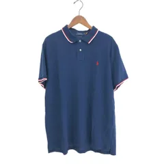 POLO RALPH LAUREN ポロラルフローレン ポロシャツ サイズ:XXL CUSTOM SLIM FIT    ネイビー メンズ / 240001097648