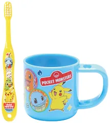 【数量限定】コップ 180ml 歯ブラシ スタンド付 セット 3-5才園児用 14.5cm スケーター(Skater) ポケットモンスター ポケモン2021 KTB5-A