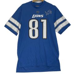 NIKE NFLデトロイトライオンズ 81 JOHNSON ユニフォーム - メルカリ