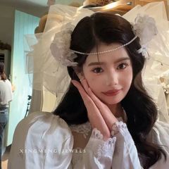 フラワー 花びら お花 シルバー 透かし 髪飾り ヘッドドレス ティアラ 成人式 前撮り 和装 ウエディング ブライダルアクセサリー シンプル 上品