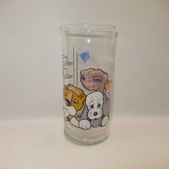 80's 1982 Movie ET ET Vintage Glass Cup PIZZA HUT Pizza Hut Home Figure Doll Plush Toy