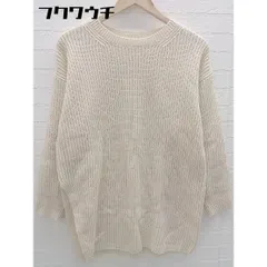 ◇ any FAM エニィファム 長袖 ニット セーター サイズF アイボリー系 レディース 【中古】 【1102190013361】
