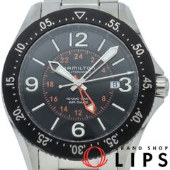 ハミルトン カーキ・アビエーション パイロット GMT ウォッチ 44mm H767550/H76755131 箱 保証書 バンド