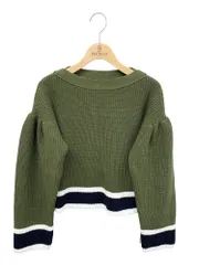 アディアム Rachel Knit Top 44237 ニット XS カーキグリーン ITKJ7LZFHHHCのサムネイル