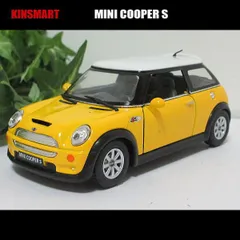1/28ニューミニクーパーＳ(イエロー)/KINSMART/ダイキャストミニカー