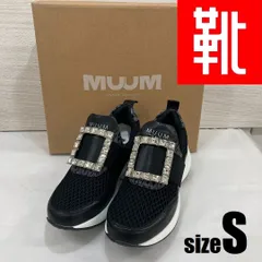 M-285 ■kutsu.com公式■ MUUM 厚底ビジュースリッポン  MU3750　Sサイズ