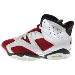 NIKE (ナイキ) AIR JORDAN 6 RETRO CARMINE CT8529-106 エアジョーダン カーマイン ハイカットスニーカー ホワイト/レッド US9/27.0cm