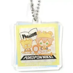 【中古】雑貨 夢野幻太郎＆ぽこぽん日記 「ヒプノシスマイク -Division Rap Battle- ヒプノシスマイク SANRIO NAKAYOKU EDIT KIDDY LANDフェア アクリルキーホルダー スポーツ＆チアver.」