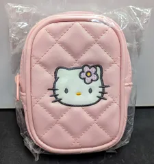 サンリオ/デアゴスティーニ ハローキティ なつかしのアイテムコレクション No.4 ピンクキルトポーチ 2021年