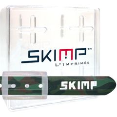 SKIMP プリントベルト メンズ レディース ゴム ゴルフ スノボ 防水  長さ約140cm 幅約3.4cm スキンプ【迷彩】