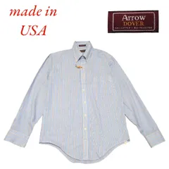 USAアメリカ製Arrow DOVER古着メンズシャツ15 1/2 34/35
