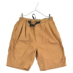 COMME des GARCONS HOMME (コムデギャルソンオム) コットンギャバ バックルショートパンツ ブラウン HK-P029のサムネイル