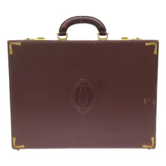 美品 Cartier レザー 2WAYトランクケース マストライン 美品 Cartier レザー 2WAYトランクケース マストライン - メルカリ