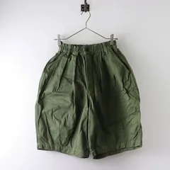 定価16280円 ハーベスティ HARVESTY A11909-13 コットン チノクロス サーカス ショートパンツ 1 オリーブグリーン【2400014575323】