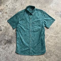 古着 G.H.BASS&CO. ジーエイチバス 総柄シャツ オールド アメカジ メンズ レディース ビンテージ 商品番号041