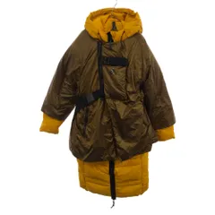 adidas (アディダス) Prime Cold.RDY プライム コールド ダウンコート イエロー×カーキのサムネイル