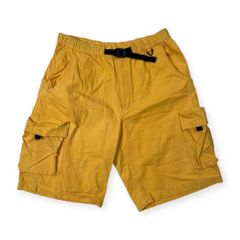 90s Columbia コロンビア クライミング ショーツ カーゴ ハーフパンツ サイズ L /ショートパンツ/イエロー/アウトドア/ビンテージ