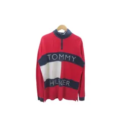 TOMMY HILFIGER 00S HALF ZIP POLO サイズS トミーヒルフィガー ハーフ ジップ ポロ プルオーバー スウェット 大名店