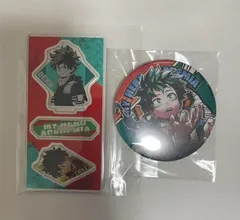 僕のヒーローアカデミア 緑谷出久 缶バッジ アクリル