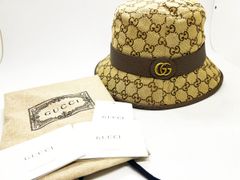 GUCCI ラメストローハットM bee 帽子 - メルカリ