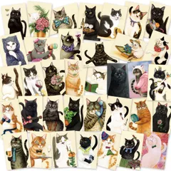 猫のポストカード コンプリートセット 36枚