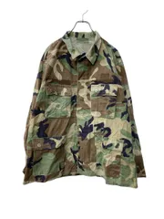 U.S.ARMY BDU コンバットジャケット L ウッドランドカモ 迷彩 カモフラ 米軍 古着卸 a705-5228