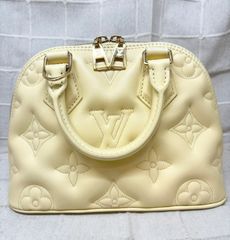 Louis Vuitton/ ルイヴィトン アルマBB バブルグラム M59821 バナナ ２way ハンド ショルダーバッグ ※少し汚れあります 画像確認おねがいします M-1108
